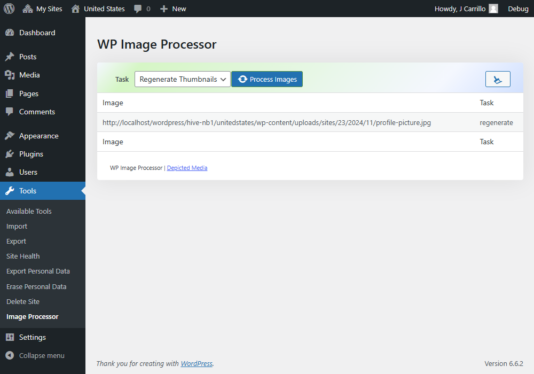 WP Image Processor Plugin